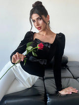 SHEIN Firerie Women's Elegant Romantic Fashion Office Wear Sexy Stylish Blouse