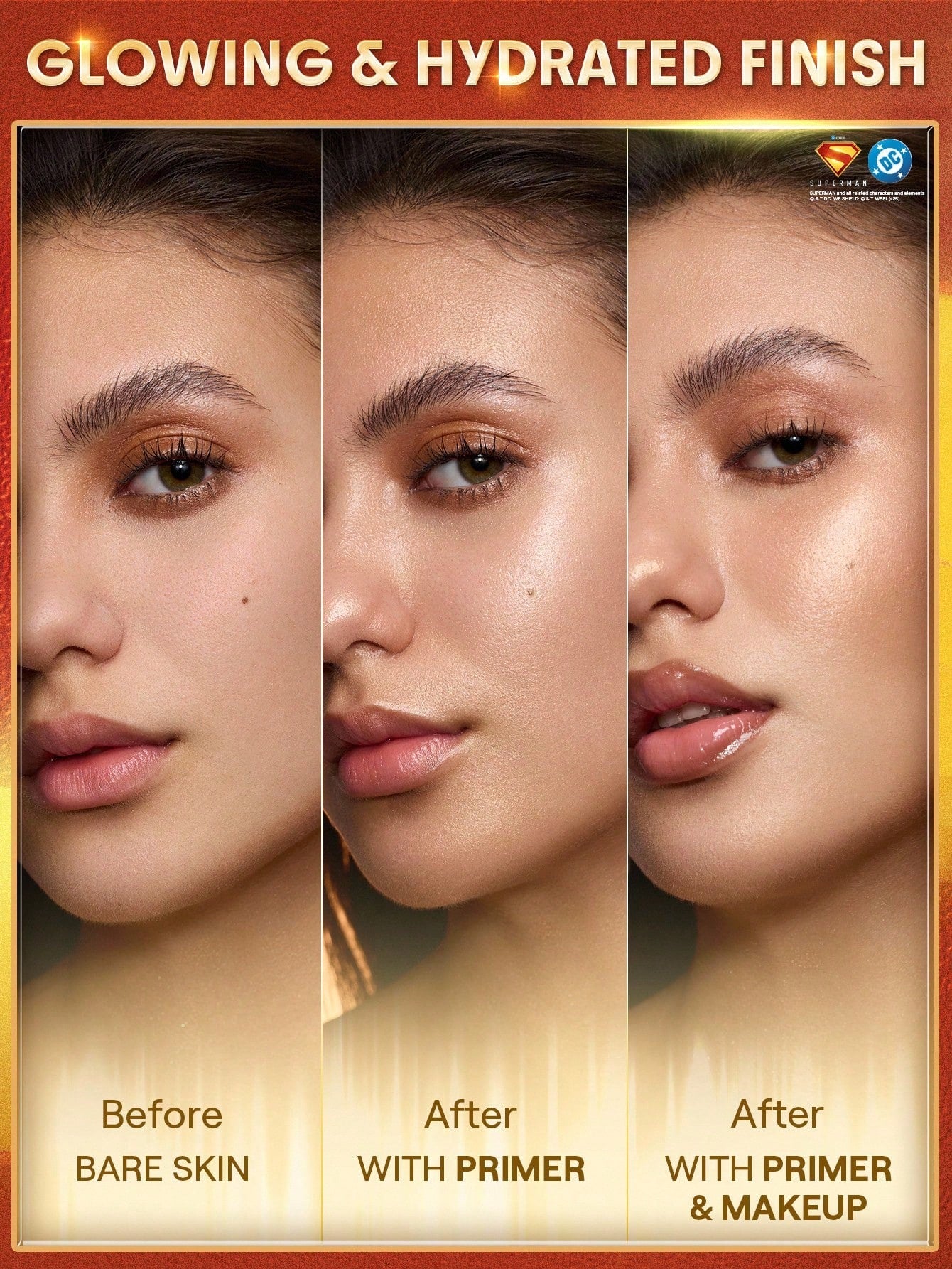 The Superman SHEGLAM Good Grip Glow Illuminating