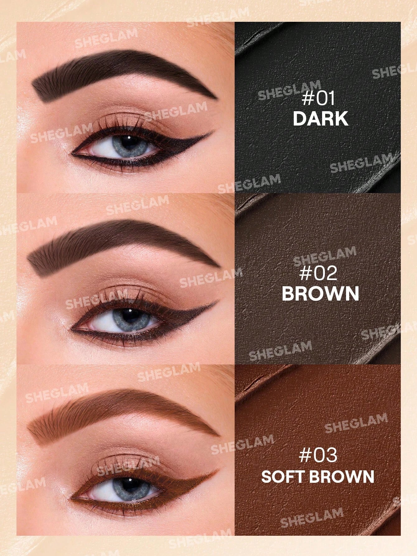 SHEGLAM Streamline Brow & Eyeliner