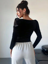 SHEIN Firerie Women's Elegant Romantic Fashion Office Wear Sexy Stylish Blouse