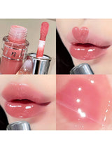 SHEIN Transparent Gloss Lip Balm, Moisturizing And Long-Lasting, Liquid Lipstick