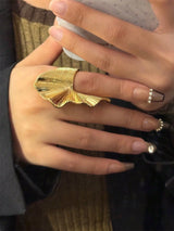 1 Piece,Large Wave Ring Suitable For Party Matching