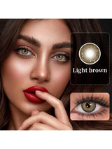 SHEIN 1 Pair Of Colored Contact Lenses, Annual Disposable