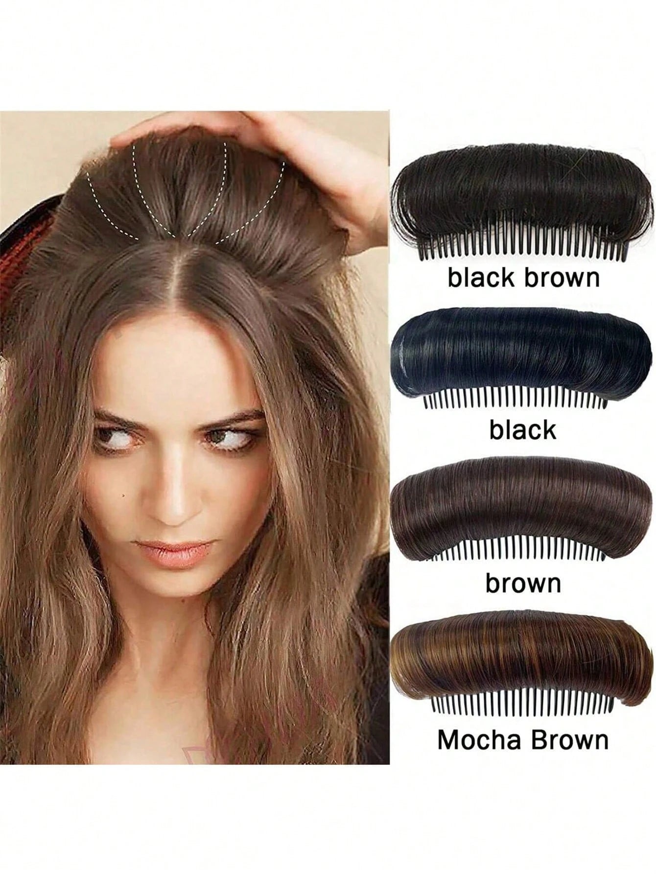 SHEIN Hair Extension Curly Wig Hair Bun Accessories