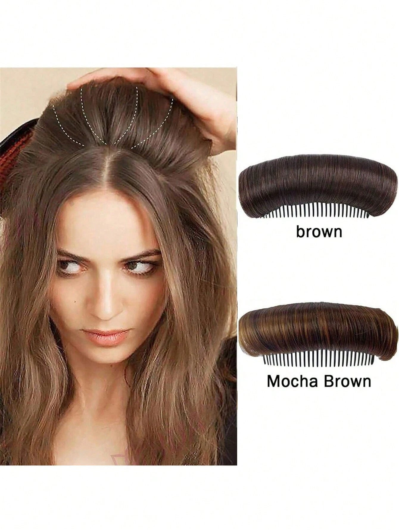 SHEIN Hair Extension Curly Wig Hair Bun Accessories