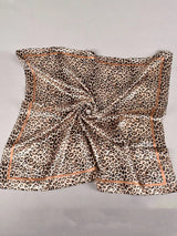 SHEIN Women Fashion Leopard Print 90cm Square Scarf