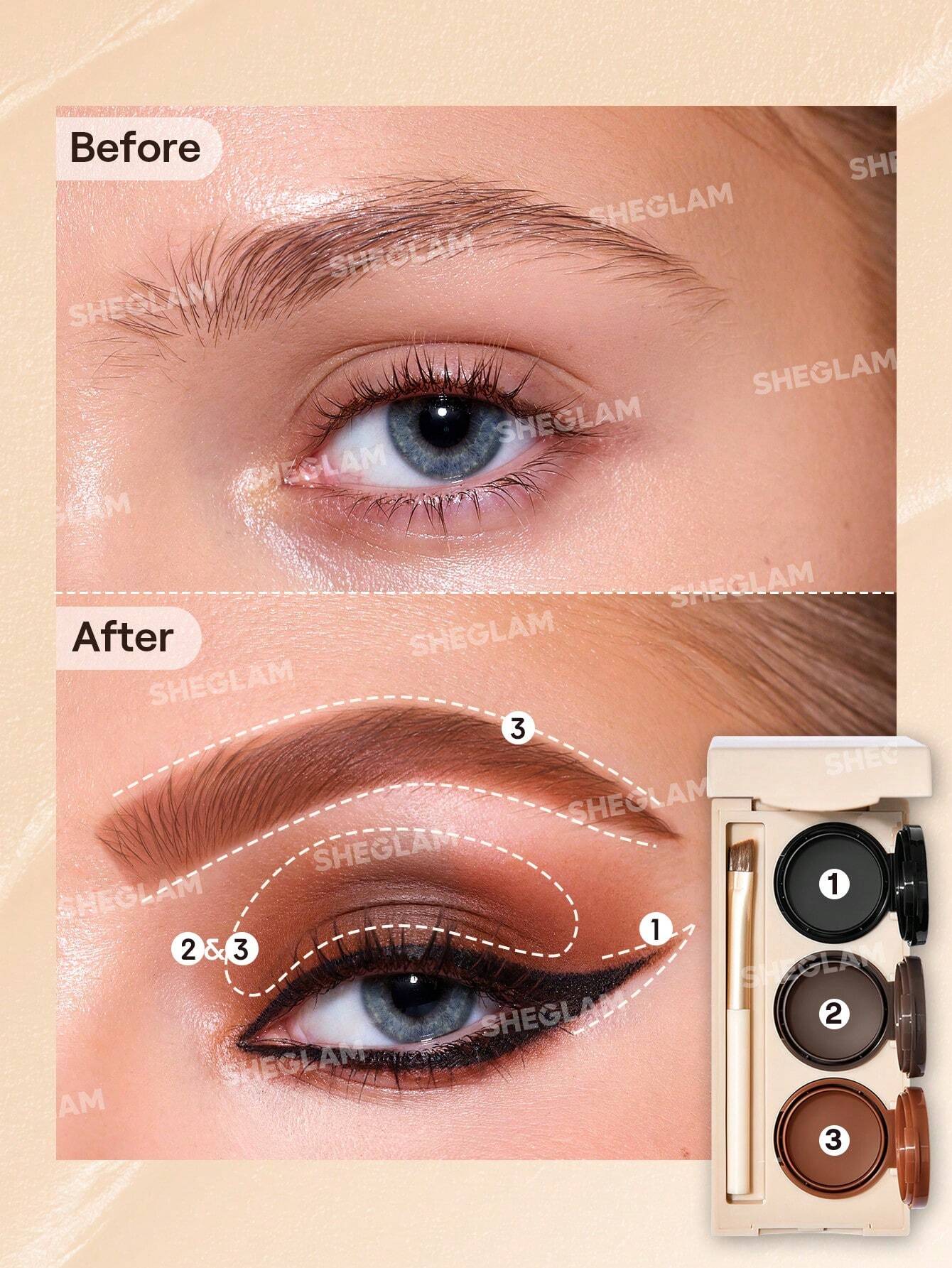 SHEGLAM Streamline Brow & Eyeliner