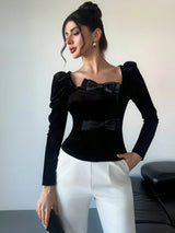 SHEIN Firerie Women's Elegant Romantic Fashion Office Wear Sexy Stylish Blouse