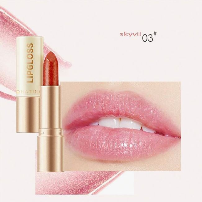 SHEIN Shiny Lip Gloss With Color Changing Effect, Moisturizing Lip Balm