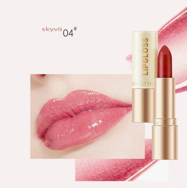 SHEIN Shiny Lip Gloss With Color Changing Effect, Moisturizing Lip Balm