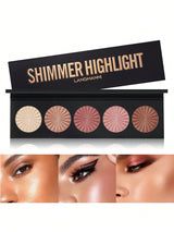 SHEIN Highlighter Powder Palette, Long-Lasting
