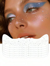 SHEIN 6 Sheets Glitter Freckles Silver Glitter