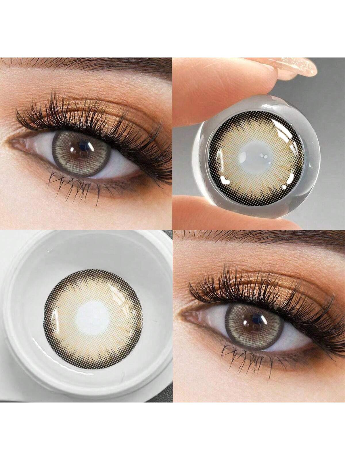 SHEIN A Pair Of Brown Contact Lenses