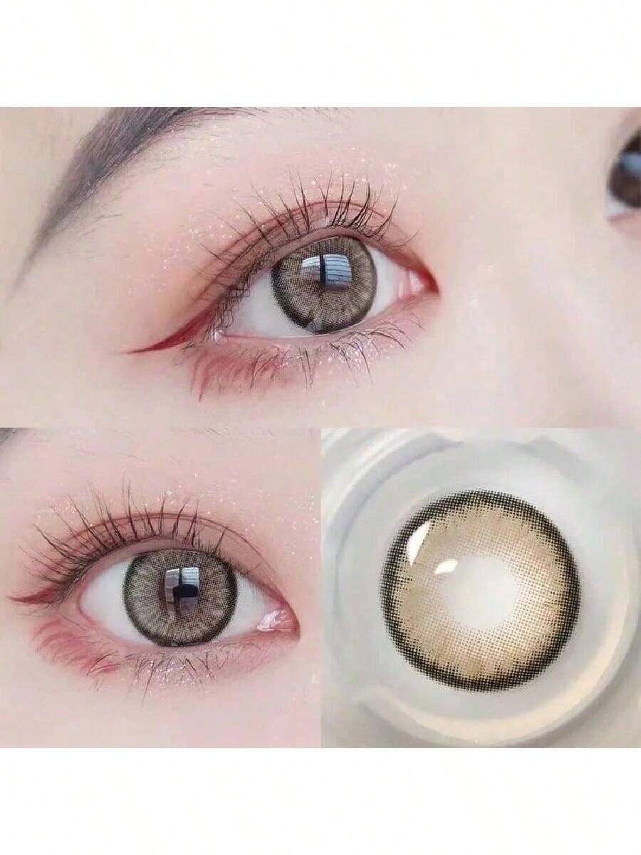 SHEIN A Pair Of Brown Contact Lenses