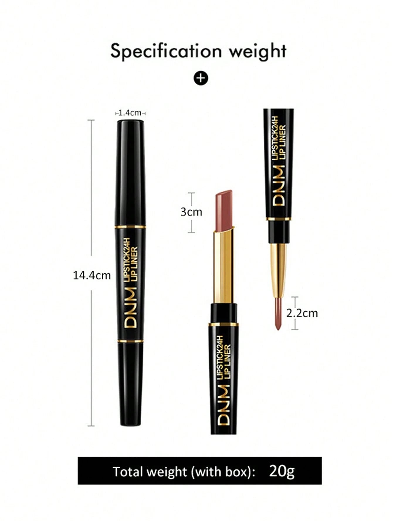 DNM Double-ended Lipstick & Lip Liner