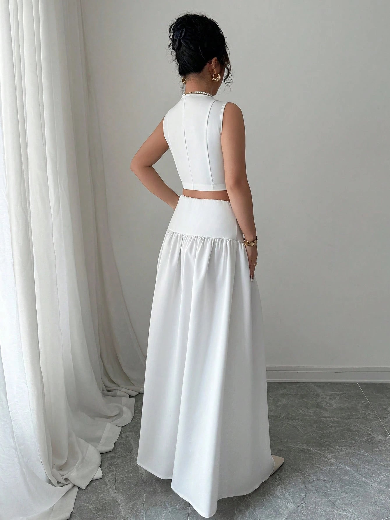SHEIN Elenzga Women Two Pieces Outfits For Daily Wear