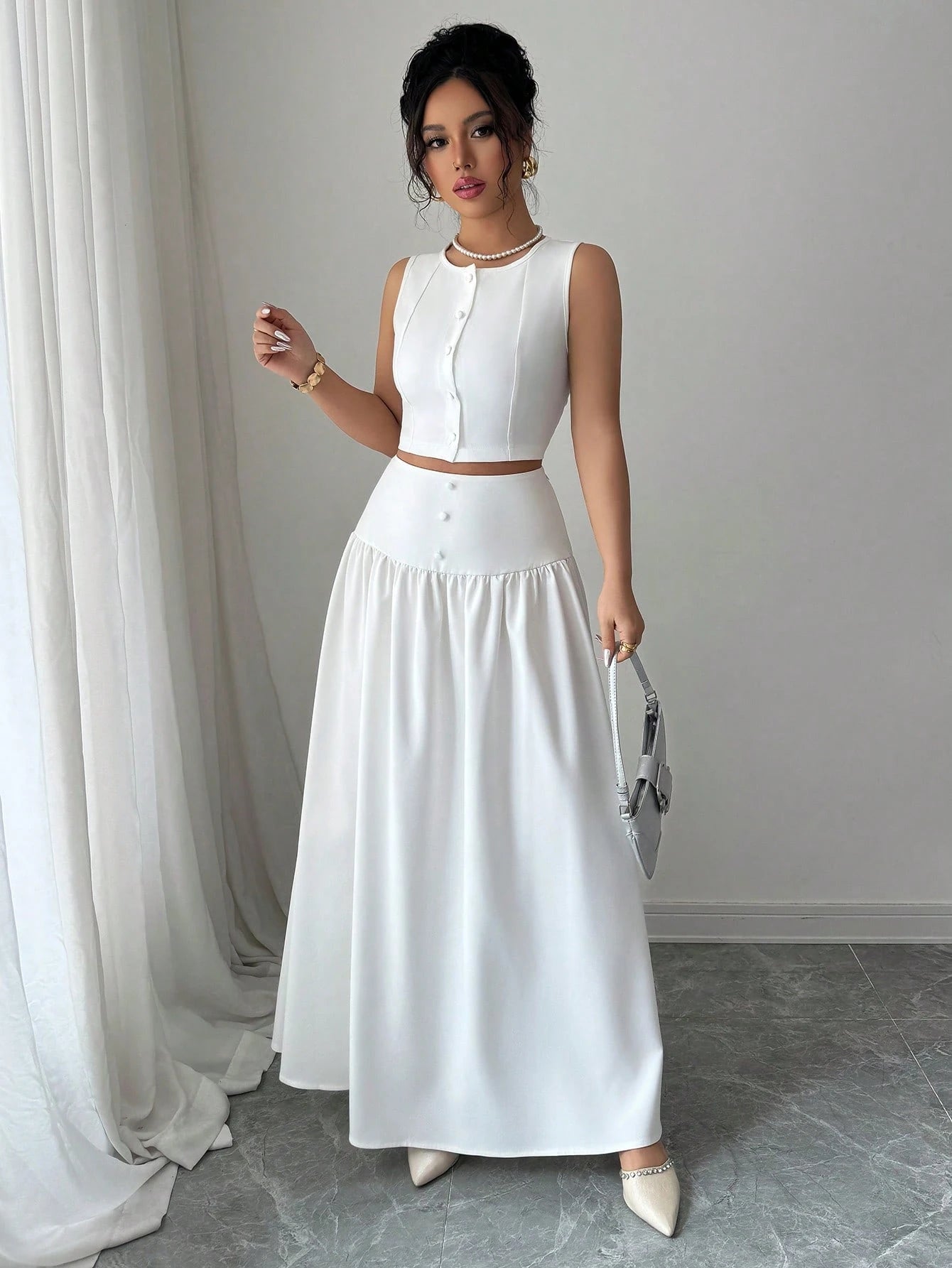 SHEIN Elenzga Women Two Pieces Outfits For Daily Wear
