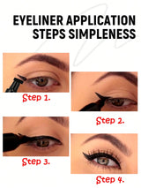HANDAIYAN 2-In-1 Eyeliner Waterproof Sweatproof Long-Lasting Smooth