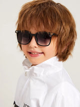 SHEIN Kids Rivet Decor Fashion Glasses