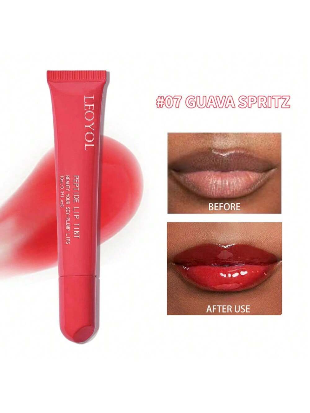 Leoyol 1pc MoisturizingLipstick Clear Moisturizing Lip Oil