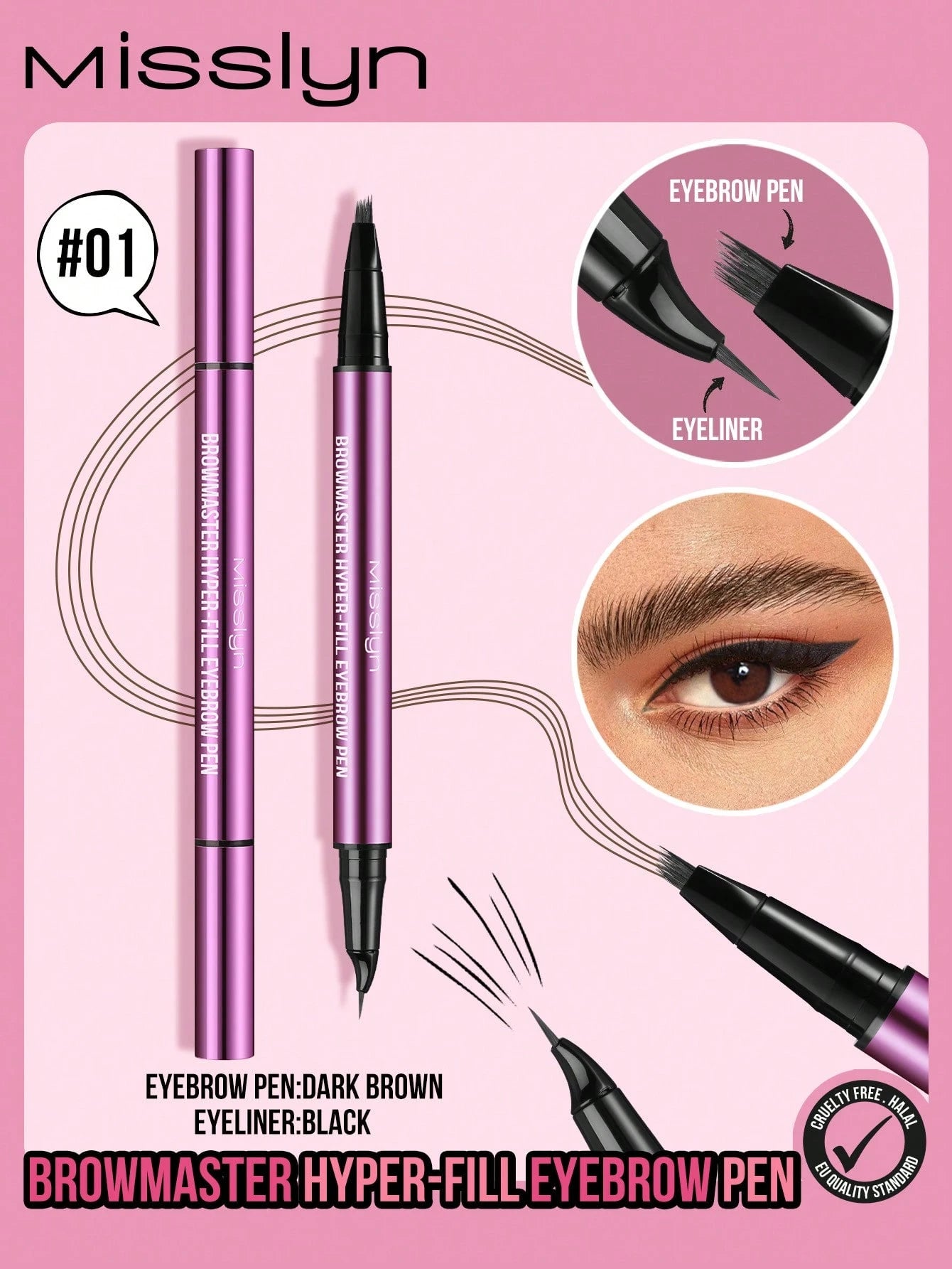 MISSLYN BrowMaster Hyper-Fill Eyebrow Pen