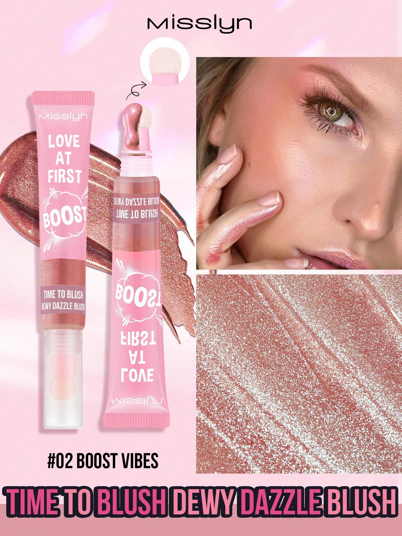 SHEIN Misslyn Love at first boost! time to blush Dewy Dazzle BLUSH
