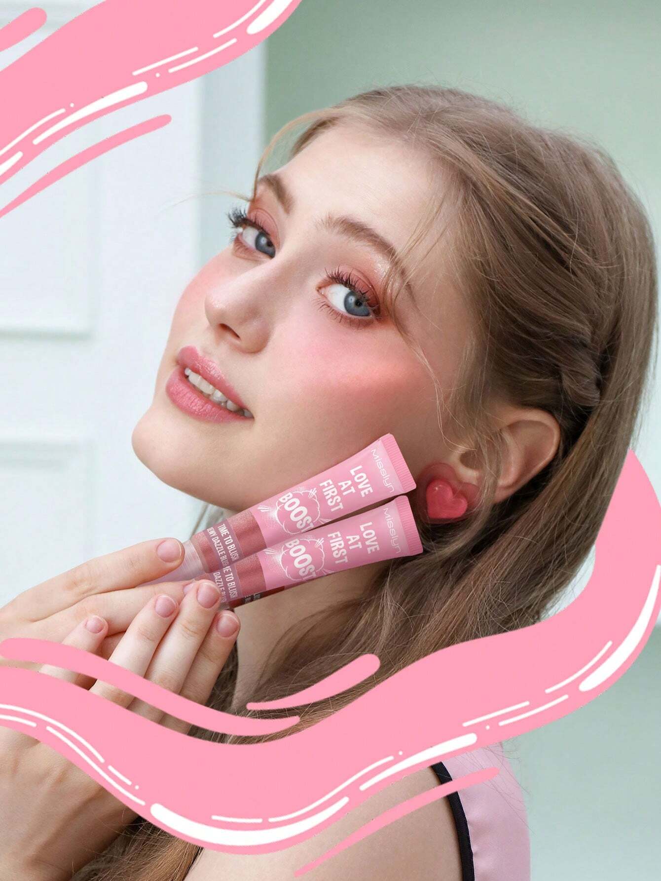 SHEIN Misslyn Love at first boost! time to blush Dewy Dazzle BLUSH