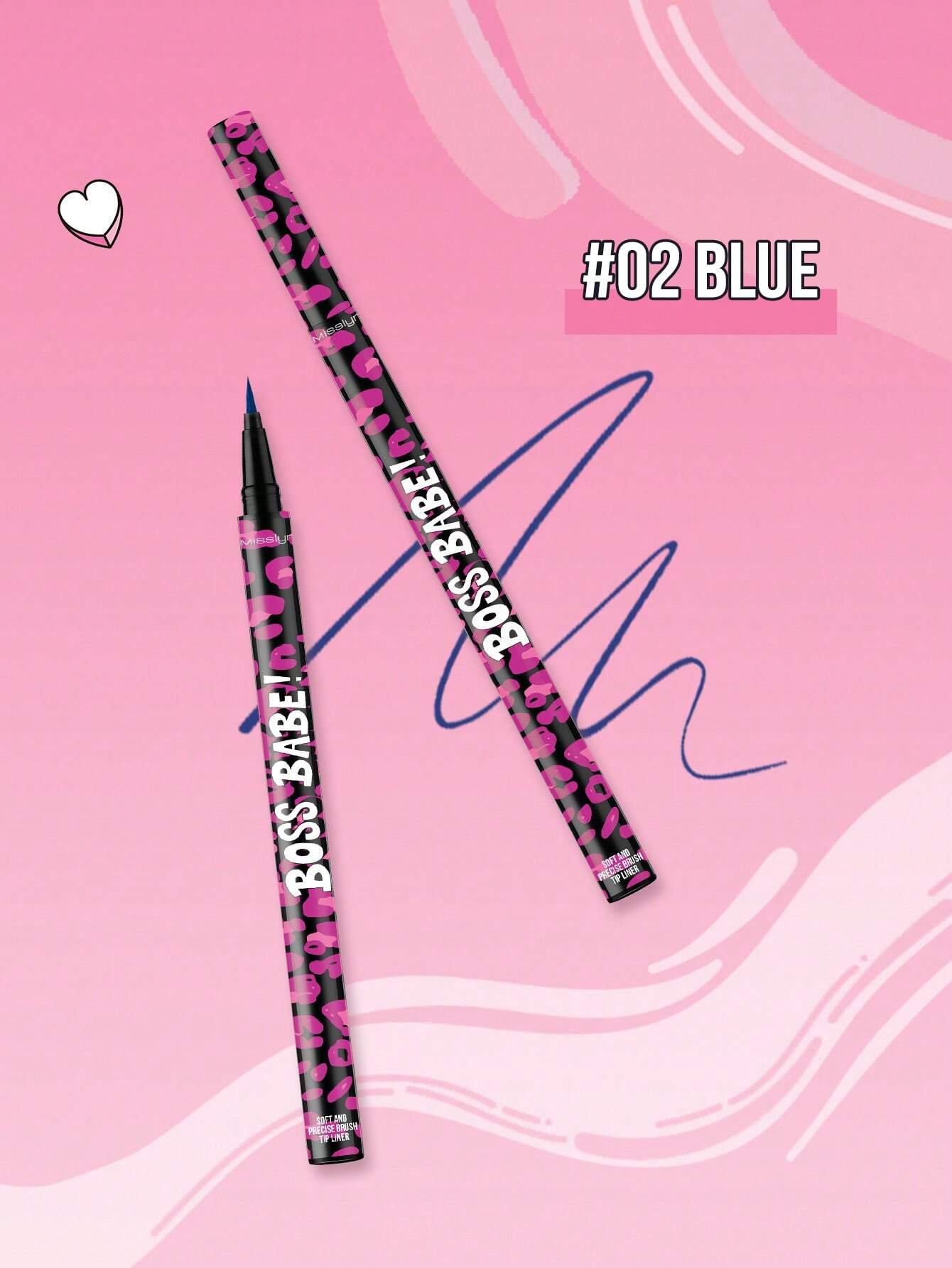 shein Misslyn Pom Pom Black Liquid Eyeliner Pen is a waterproof