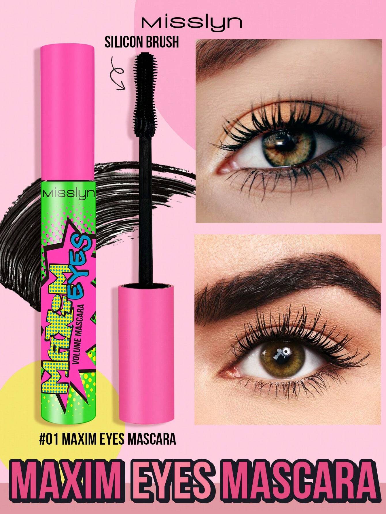 Misslyn Maxim Eyes Volume Mascara, Black