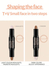 SHEIN QIC Professional Double-ended Highlighter Stick