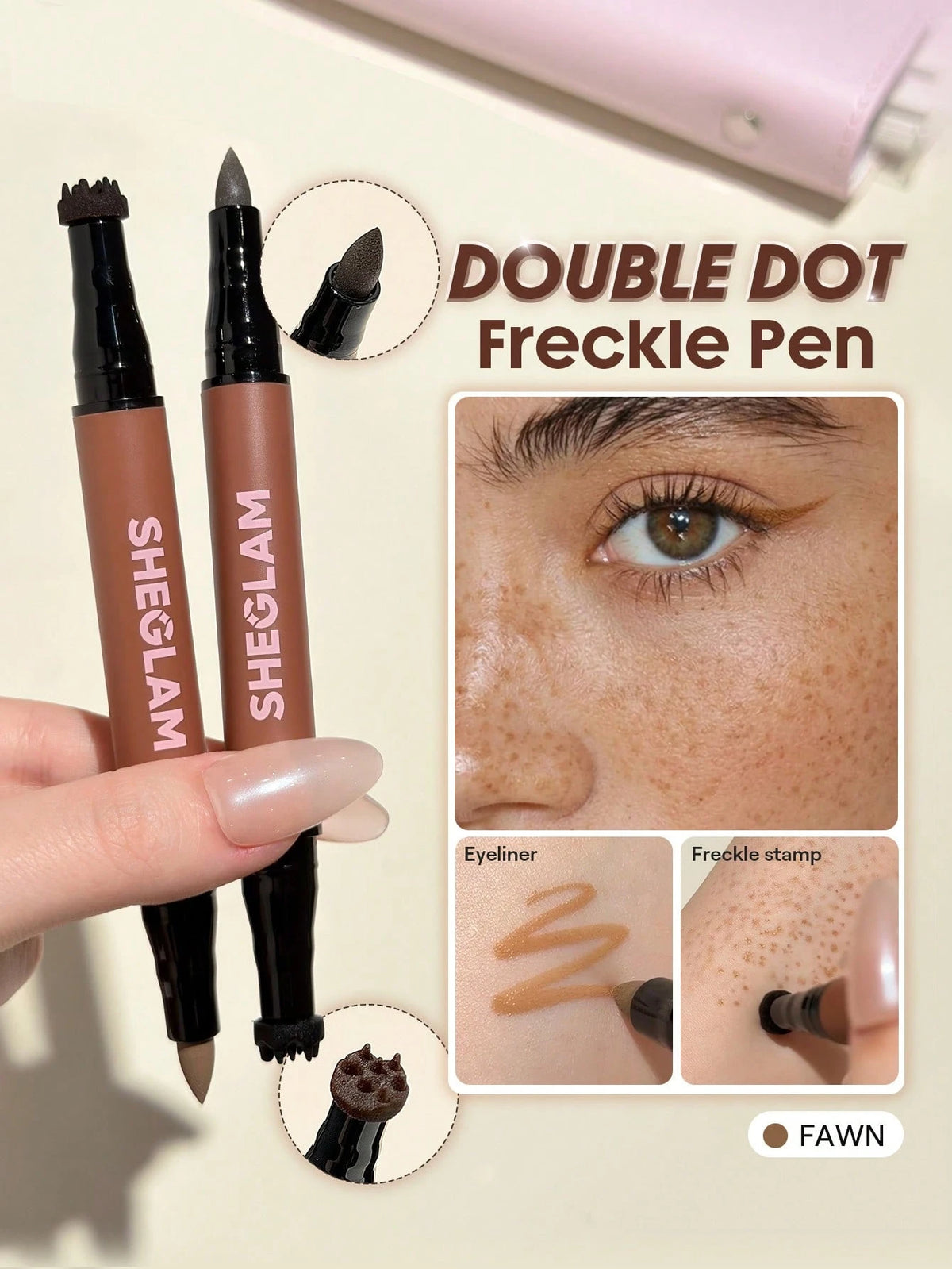 SHEGLAM Double Dot Freckle Stamp Tint&Pen