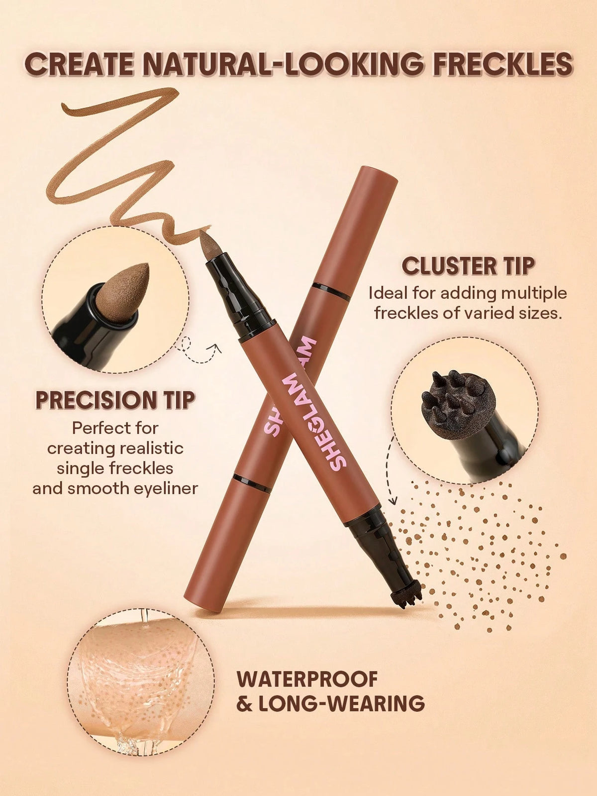 SHEGLAM Double Dot Freckle Stamp Tint&Pen
