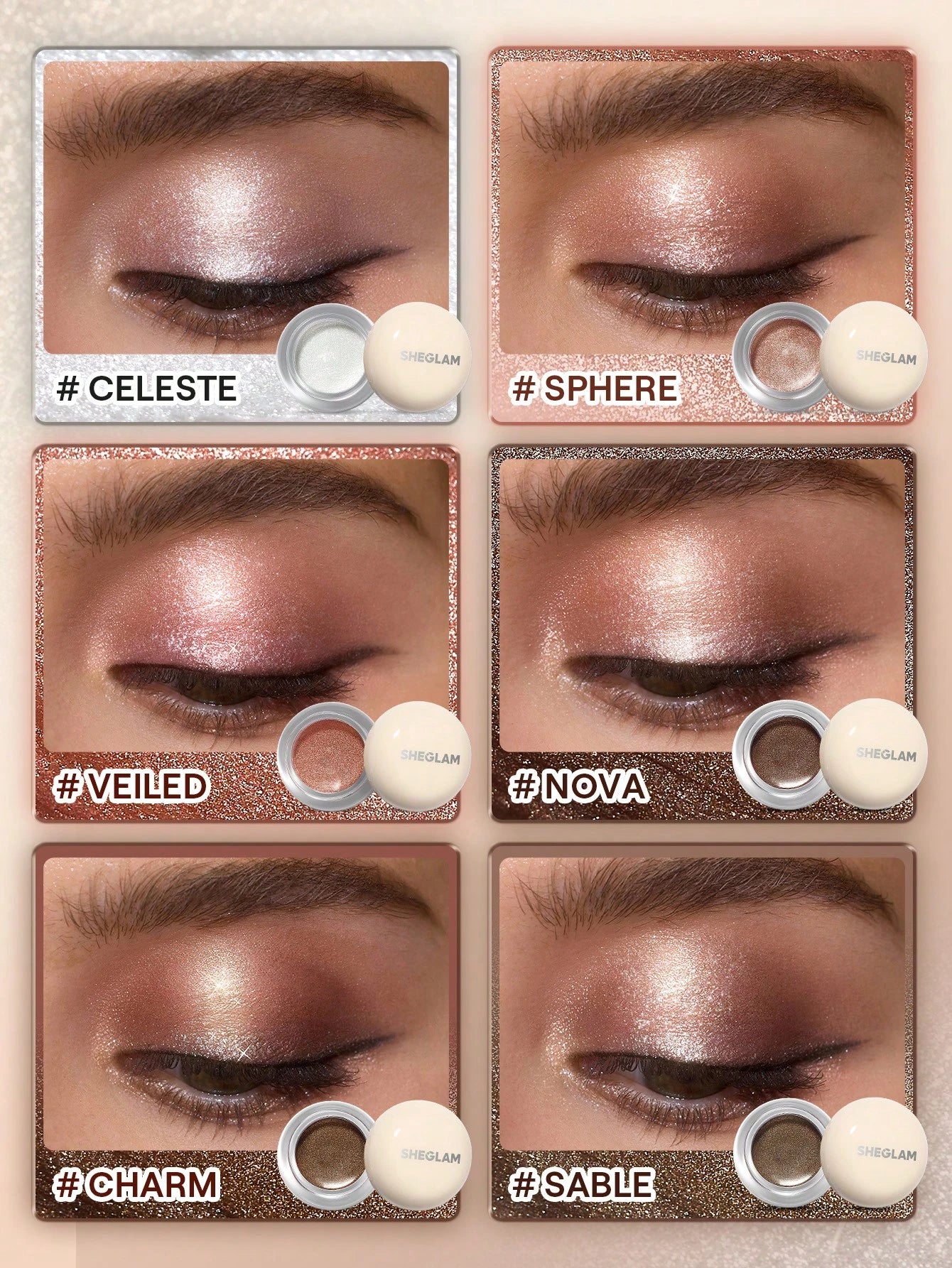 SHEGLAM Eyeshadow Starstruck Cream 