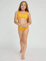 شى ان مايوه بناتي  بتصميم عملي وأنيق مع عقدة أمامية