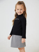 شى ان تنورة برباط أمامي للبنات الصغيرات