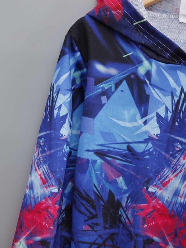 هودي للأولاد من شى ان مطبوع بالكامل  