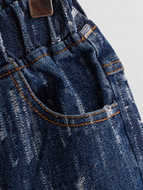 SHEIN  Boys Ripped Slant Pocket Jeans