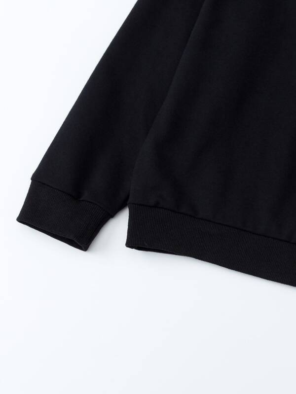 SHEIN  Toddler Boys 1pc Gamepad And Letter Graphic Sweatshirt