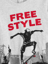 تيشيرت للأطفال الصغار من شي إن برسومات حروف وأرقام