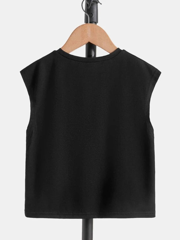 SHEIN Toddler Boys Letter Graphic Tank Top