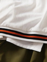 SHEIN Toddler Boys Striped Trim Tank Top &amp; Polo Shirt &amp; Shorts