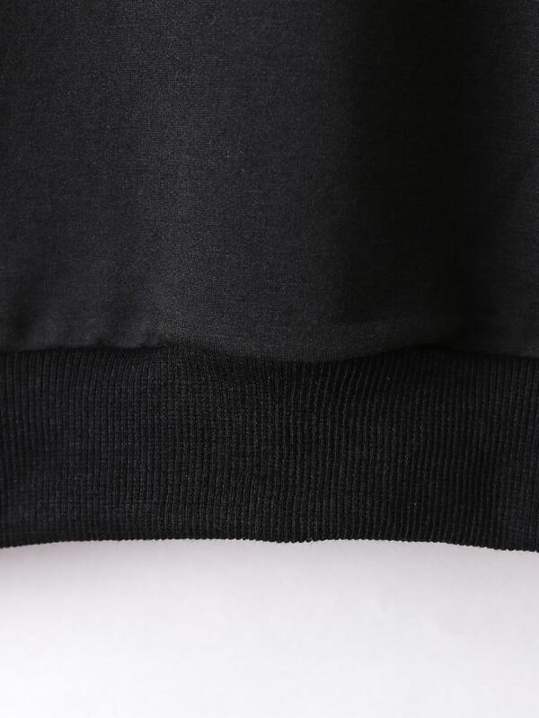 SHEIN  Toddler Girls Fire And Slogan Graphic Sweatshirt Dress