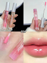 SHEIN Valentine's Day Gift Moisturizing Lip Essence Oil Mirror Lip Gloss #01