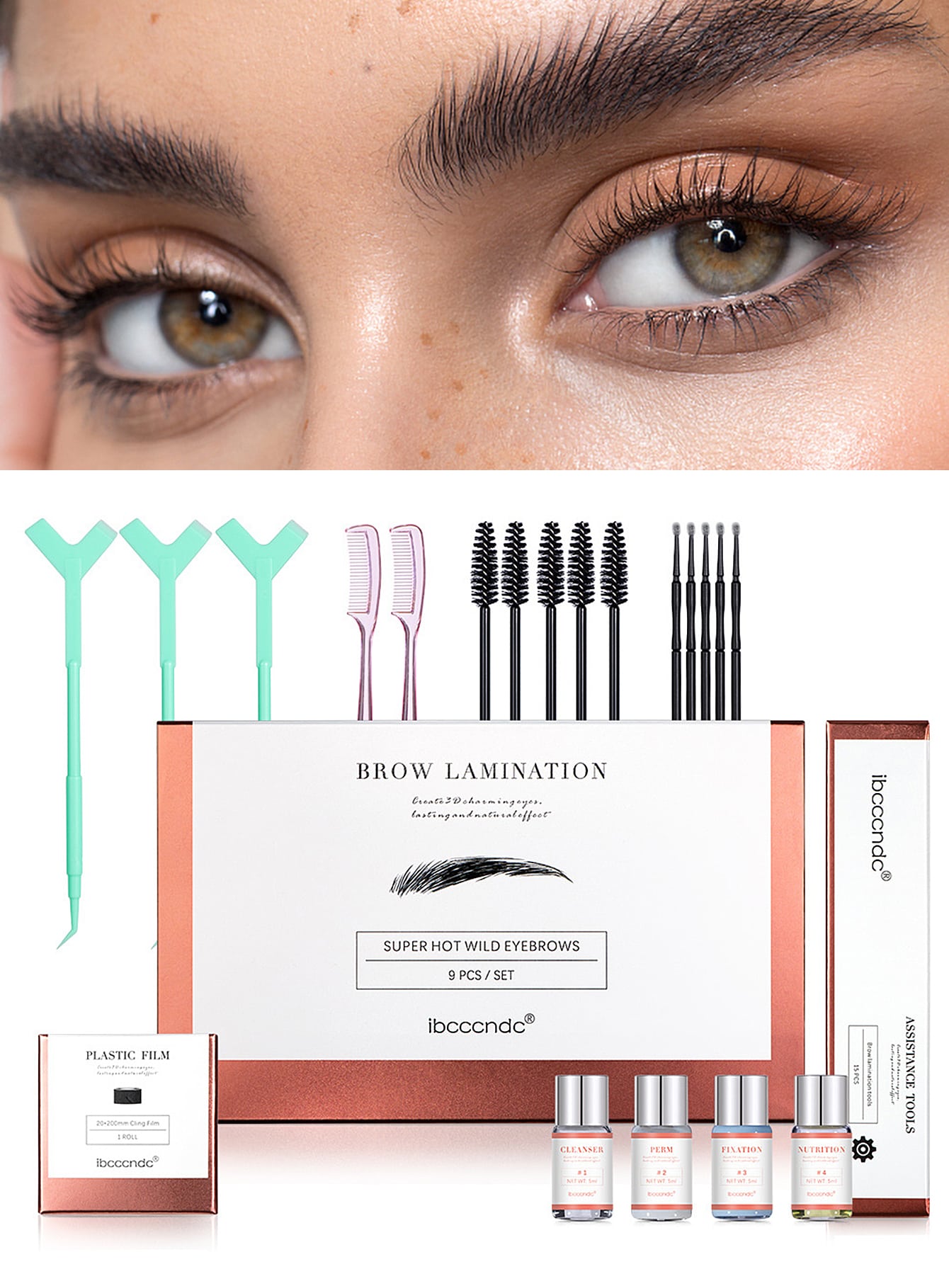 SHEIN 9-Piece Eyebrow Perm Kit 
