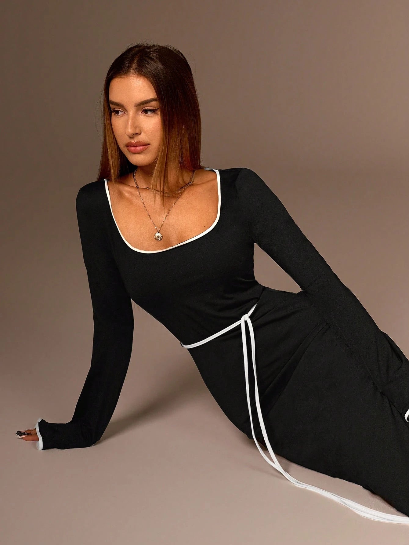 SHEIN Avantive Dress Fall&Winter Graduation Prom Elegant Formal Luxury Chic