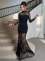 SHEIN Firerie The Lady's New Elegant Sexy Lace Dress
