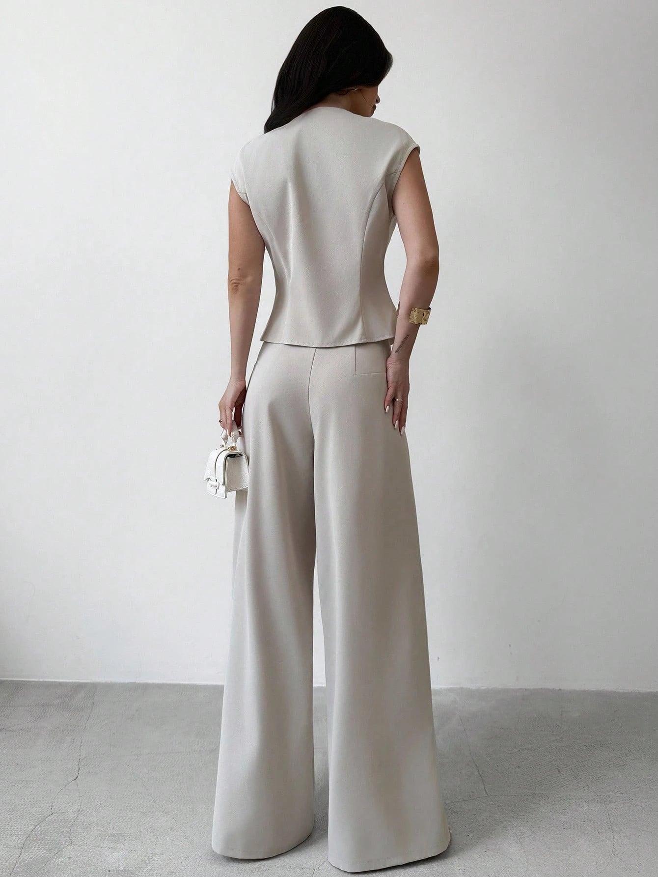 SHEIN Firerie Women Elegant Minimalist Casual Commuter
