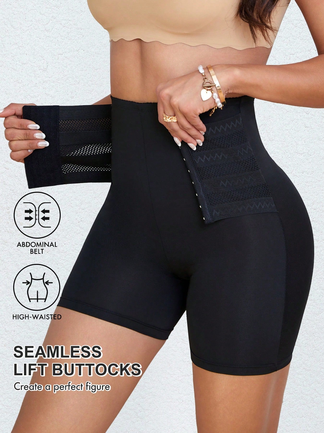 SHEIN High Waist Slimming Briefs Tummy Control Shapewear Shorts