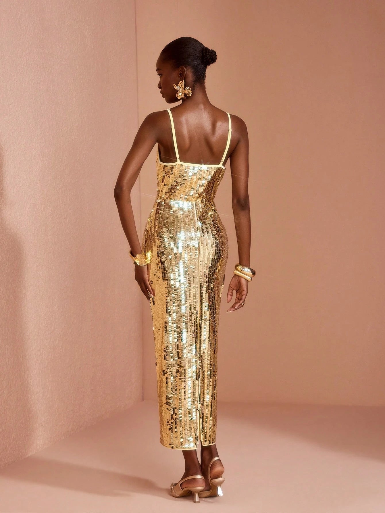 SHEIN JIAN LASALA Bodycon Women Long Dress