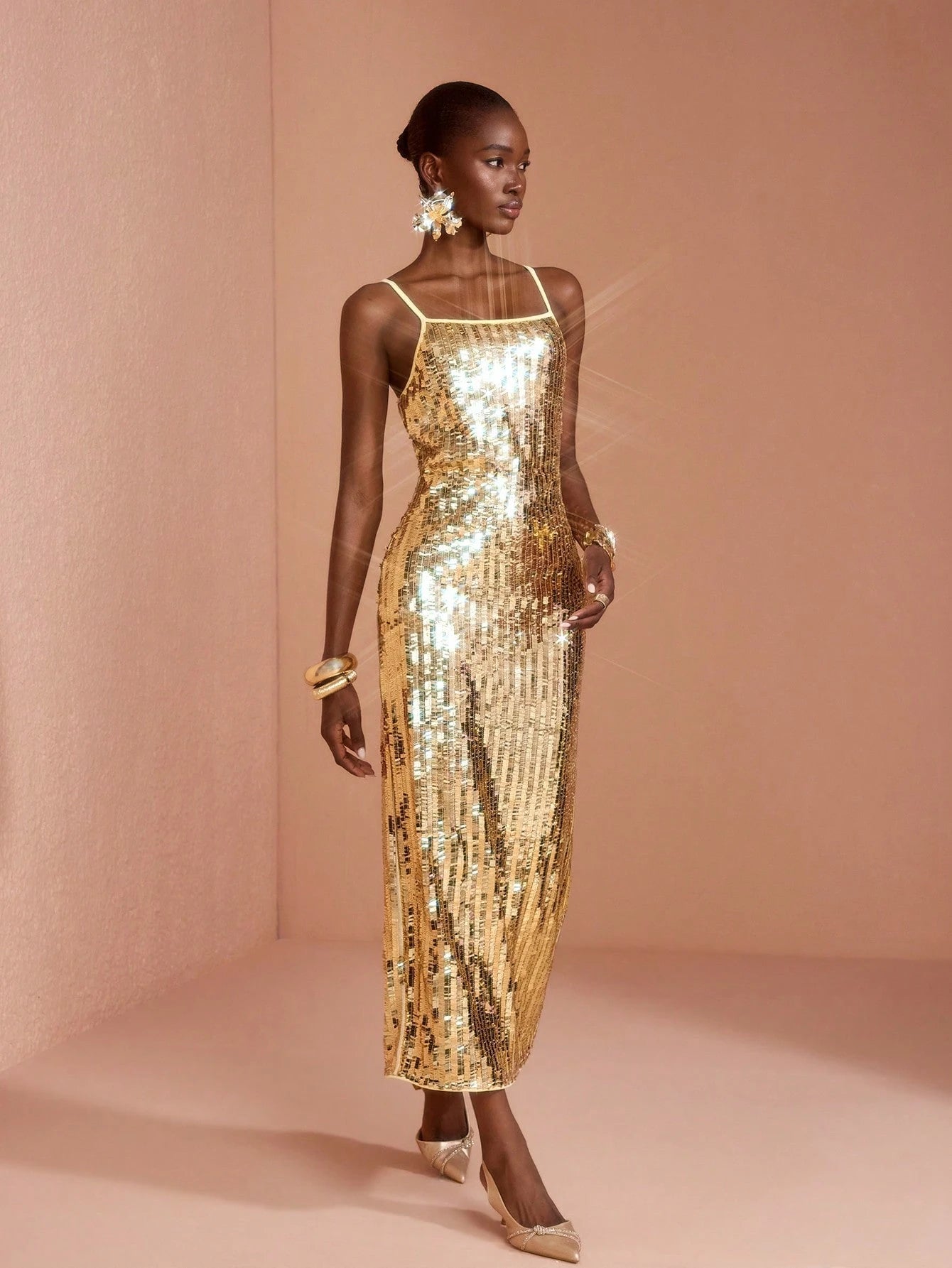 SHEIN JIAN LASALA Bodycon Women Long Dress